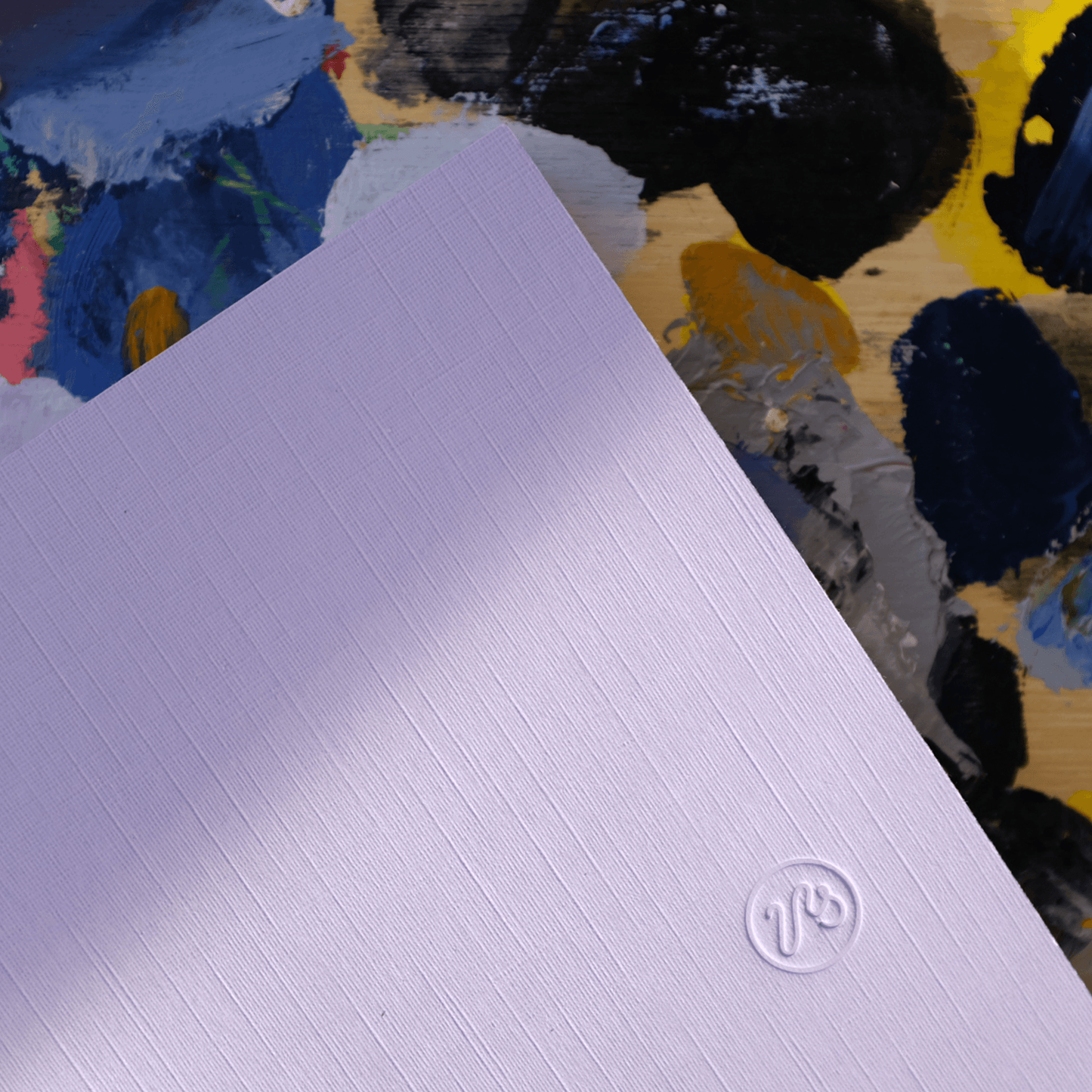Purple luxury embossed notebook