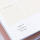 Undated Weekly Planner - Linen