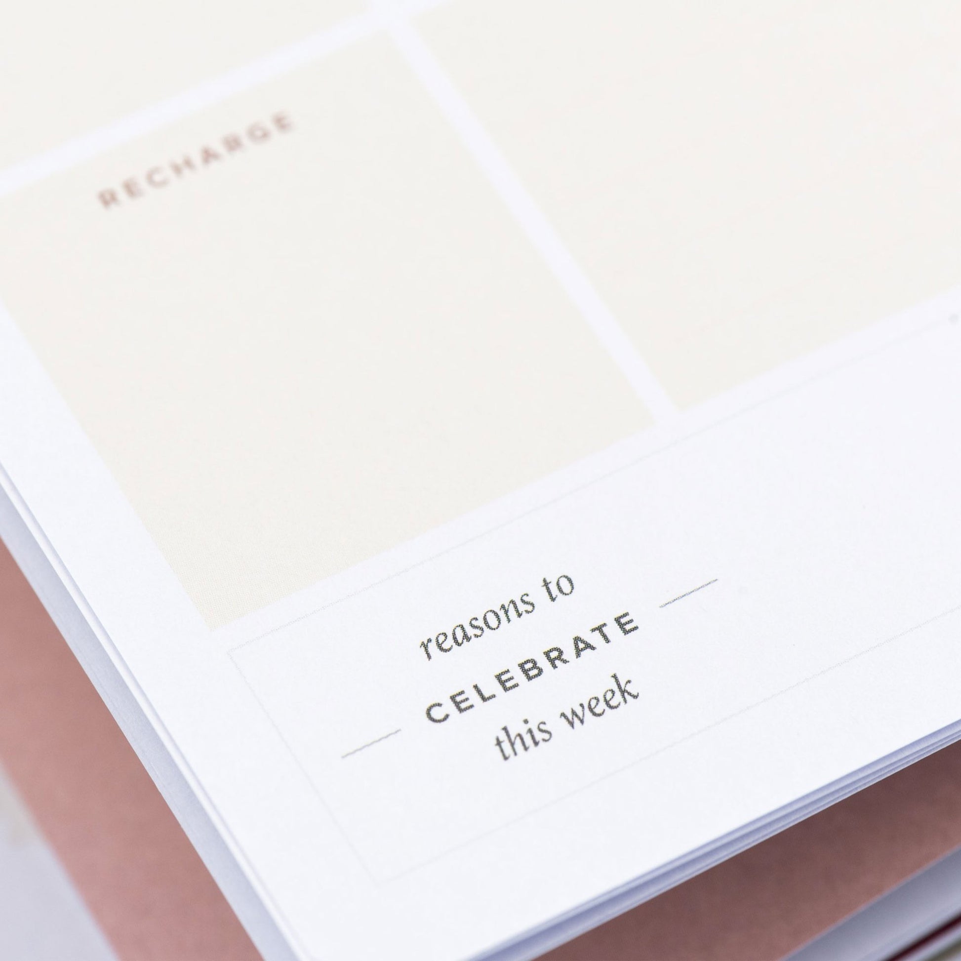 Undated Weekly Planner - Linen