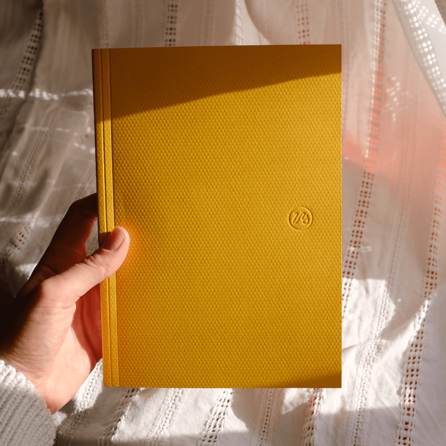 Yellow Notebook with Emboss